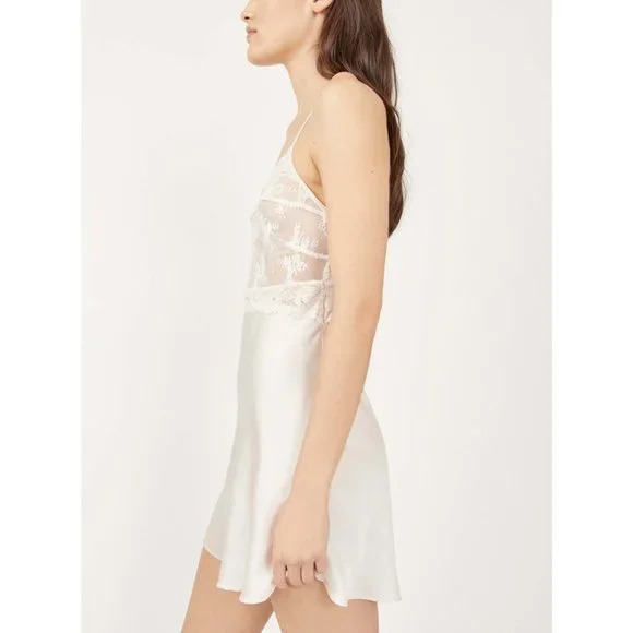 🎉LAST CHANCE🎉 NWT Free People Ready Now Mini Slip / Salt - Picture 4 of 8